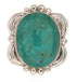 Genuine Sterling Silver Turquoise Ring Size 5-1/4 OS58982